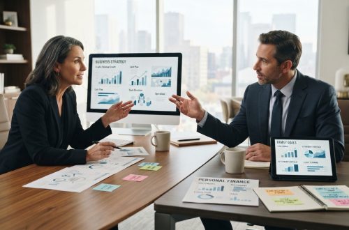 Business owner coordinating personal finances beyond the company balance sheet