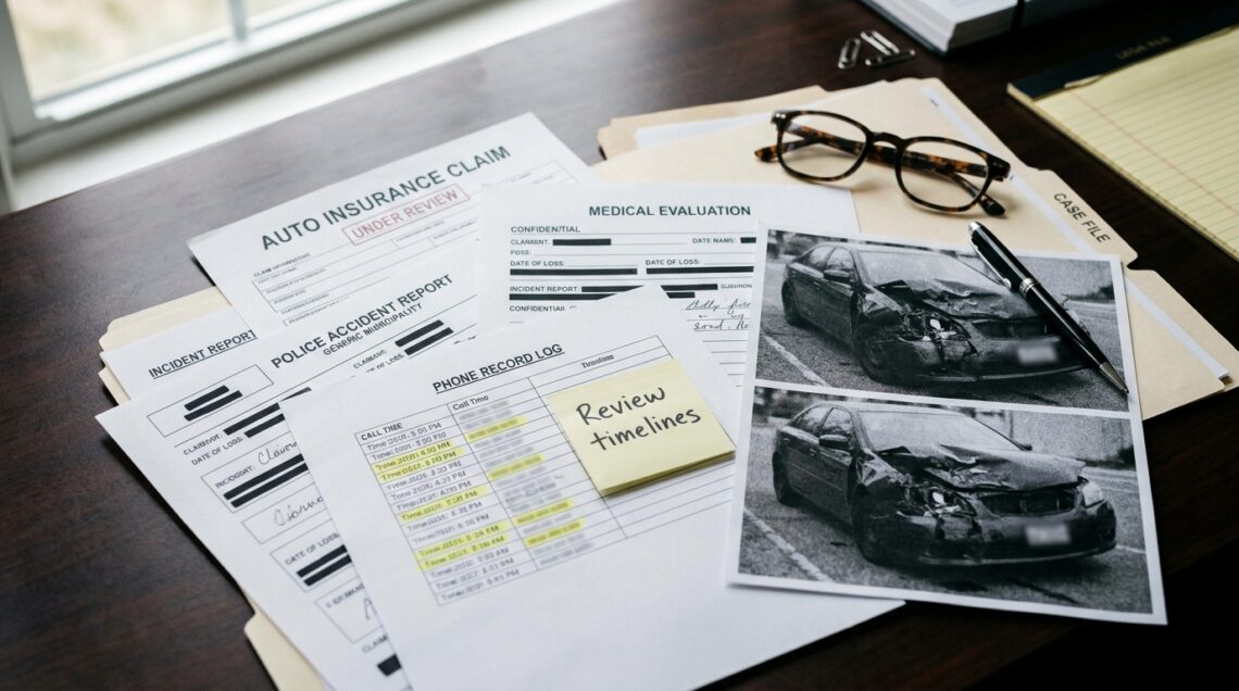 New York distracted driving accident injury claim review documents